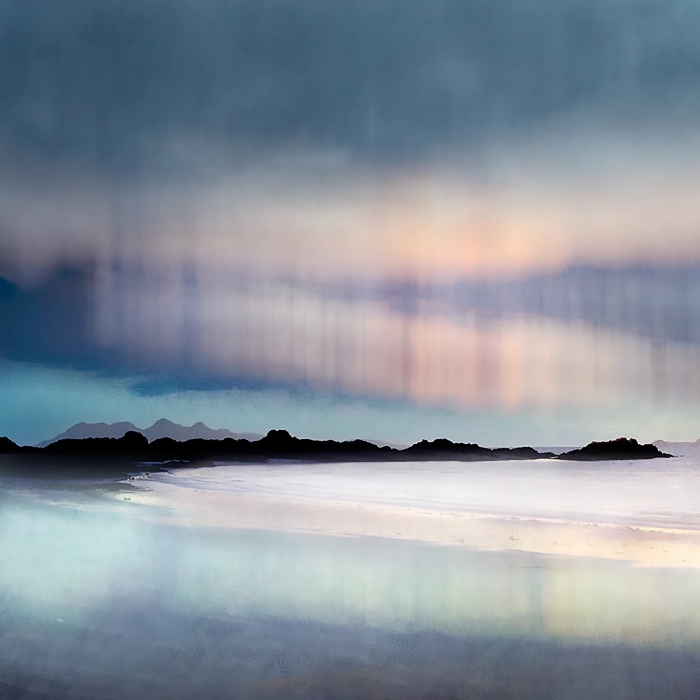 Mini Framed Print | Arisaig Aurora