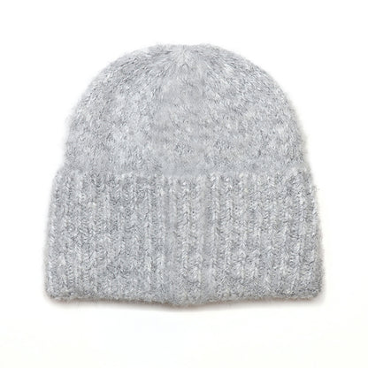 Ashleigh Knitted Beanie Hat | Grey Marl
