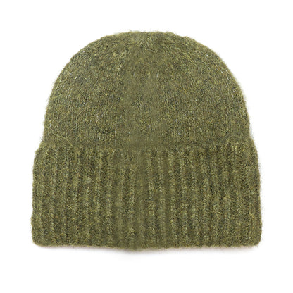 Ashleigh Knitted Beanie Hat | Khaki Green