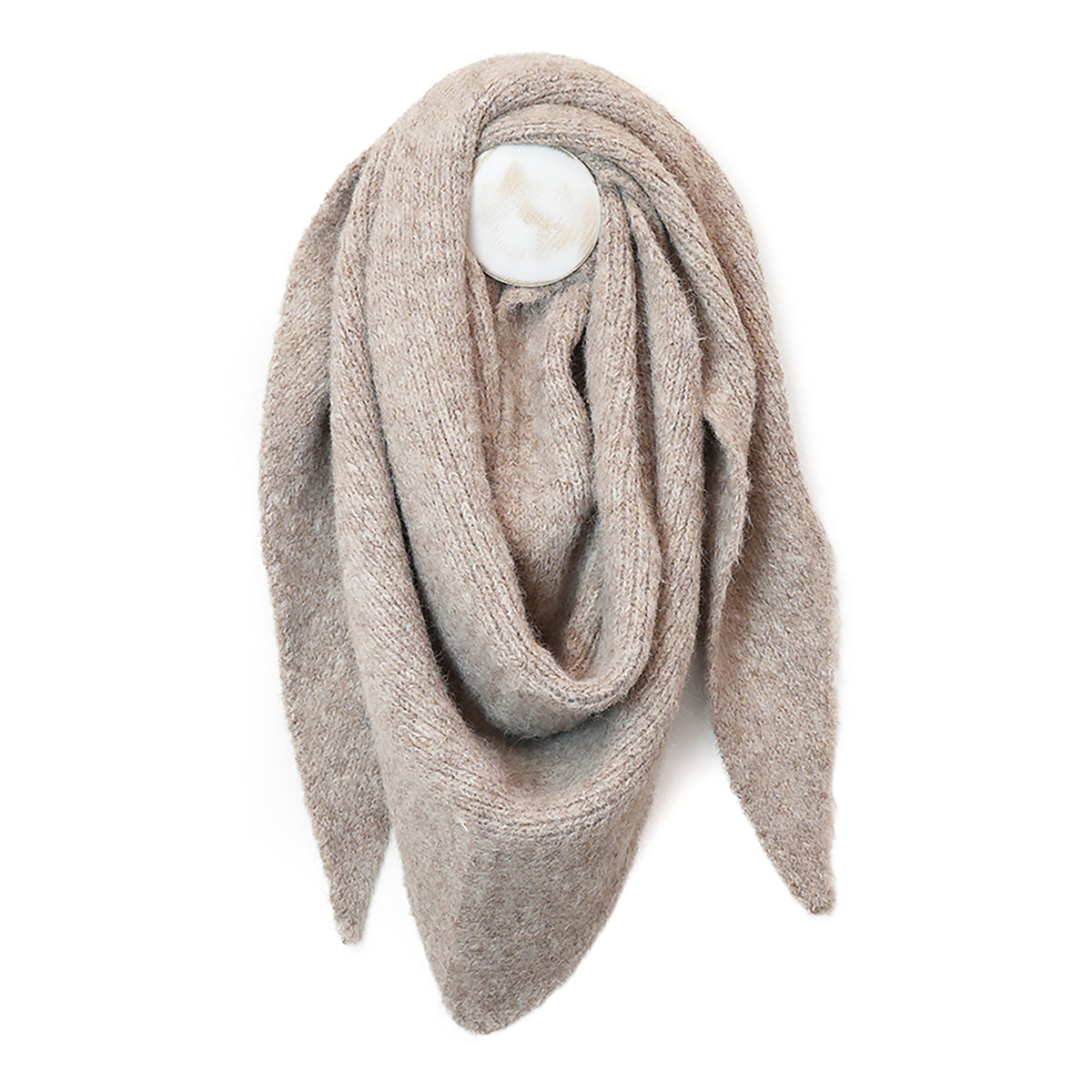 Ashleigh Triangle Scarf | Oatmeal
