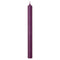 Aubergine purple cylinder dinner candle