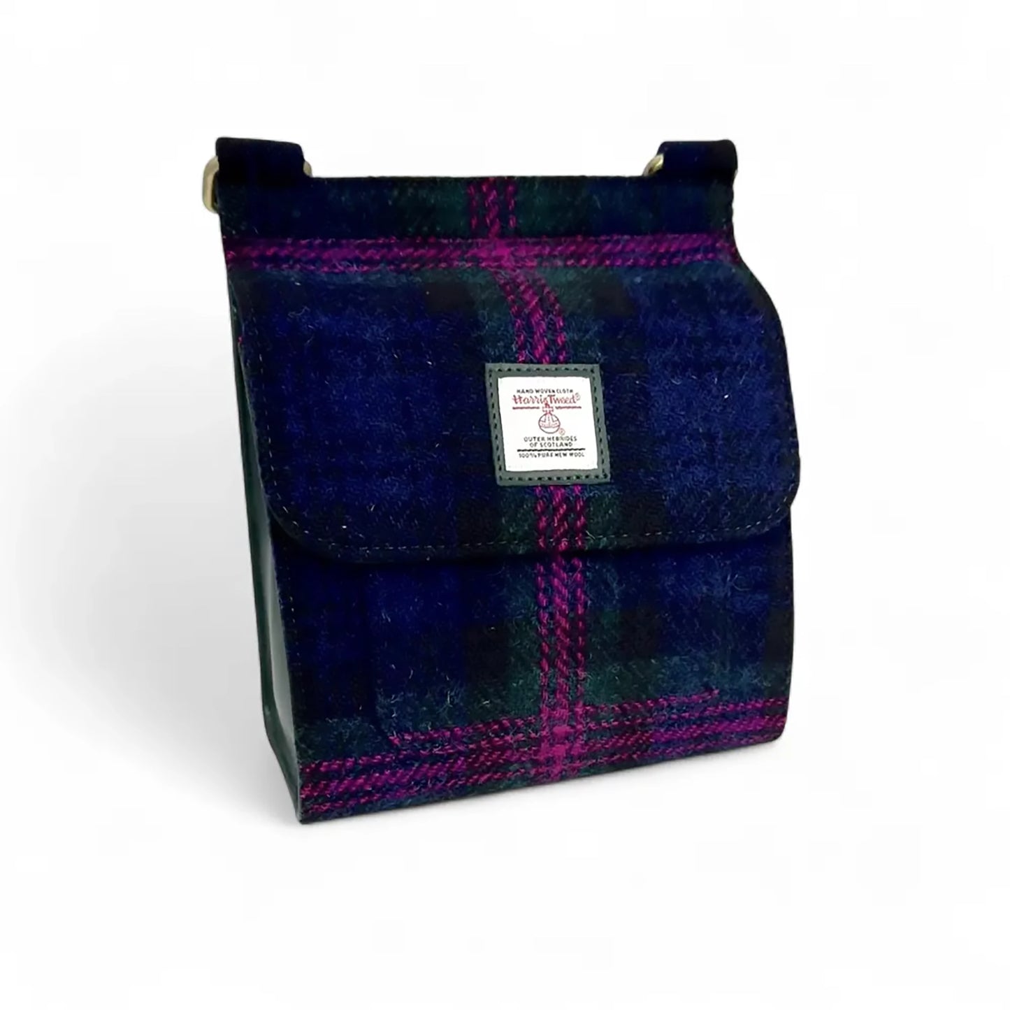 Harris Tweed Medium Satchel | Baird Check