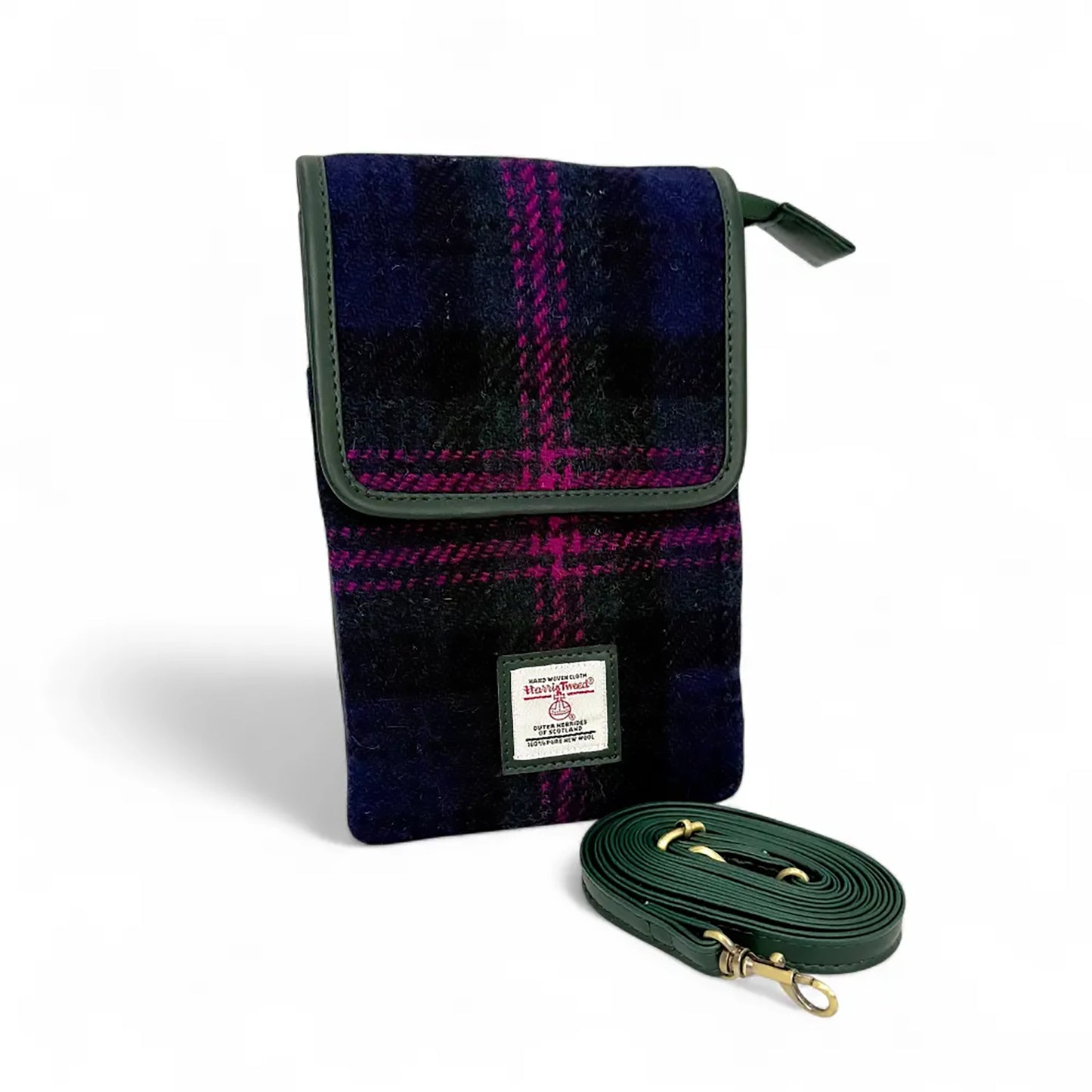 Harris Tweed Mini Cross-body Bag | Baird Check