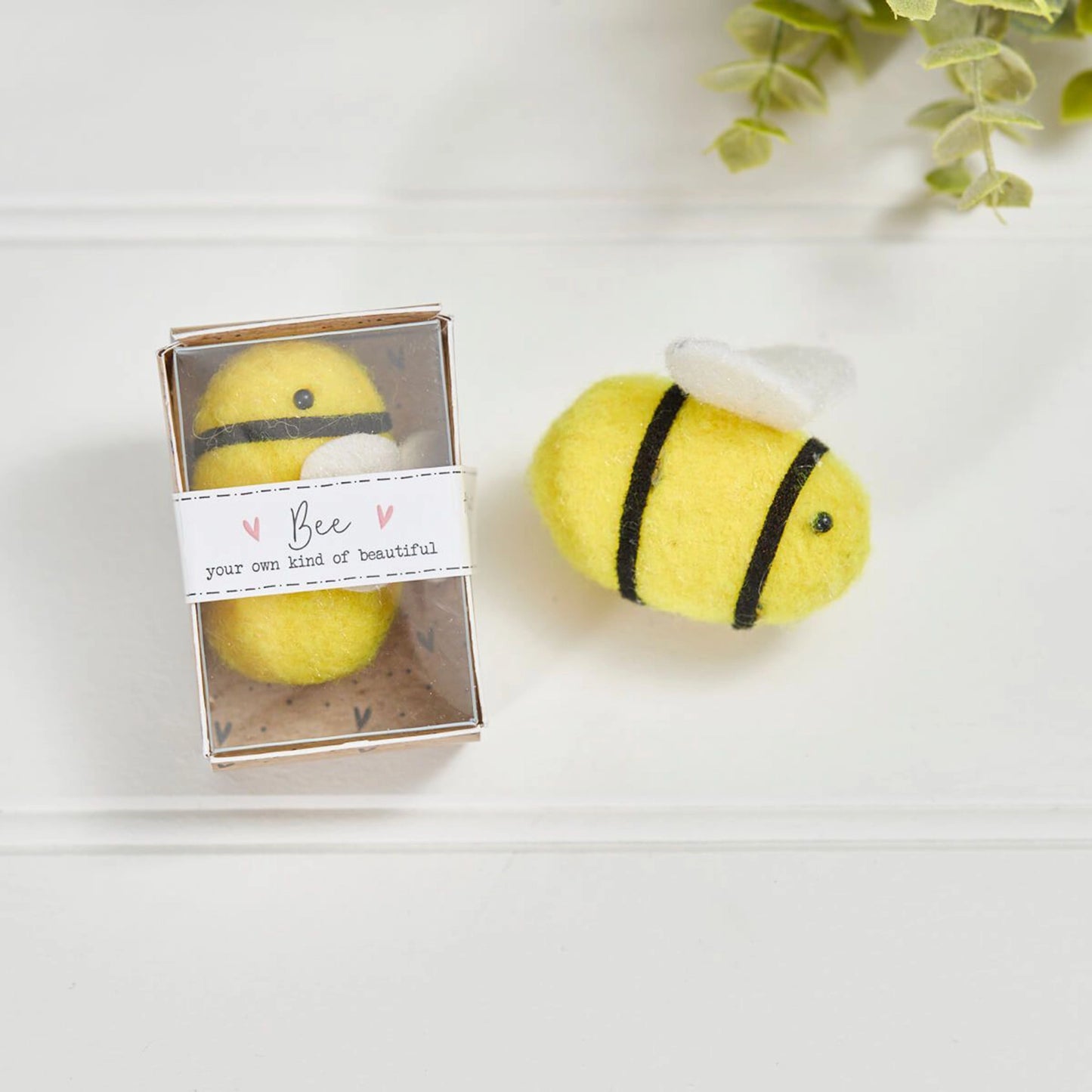 Felted bee keepsake