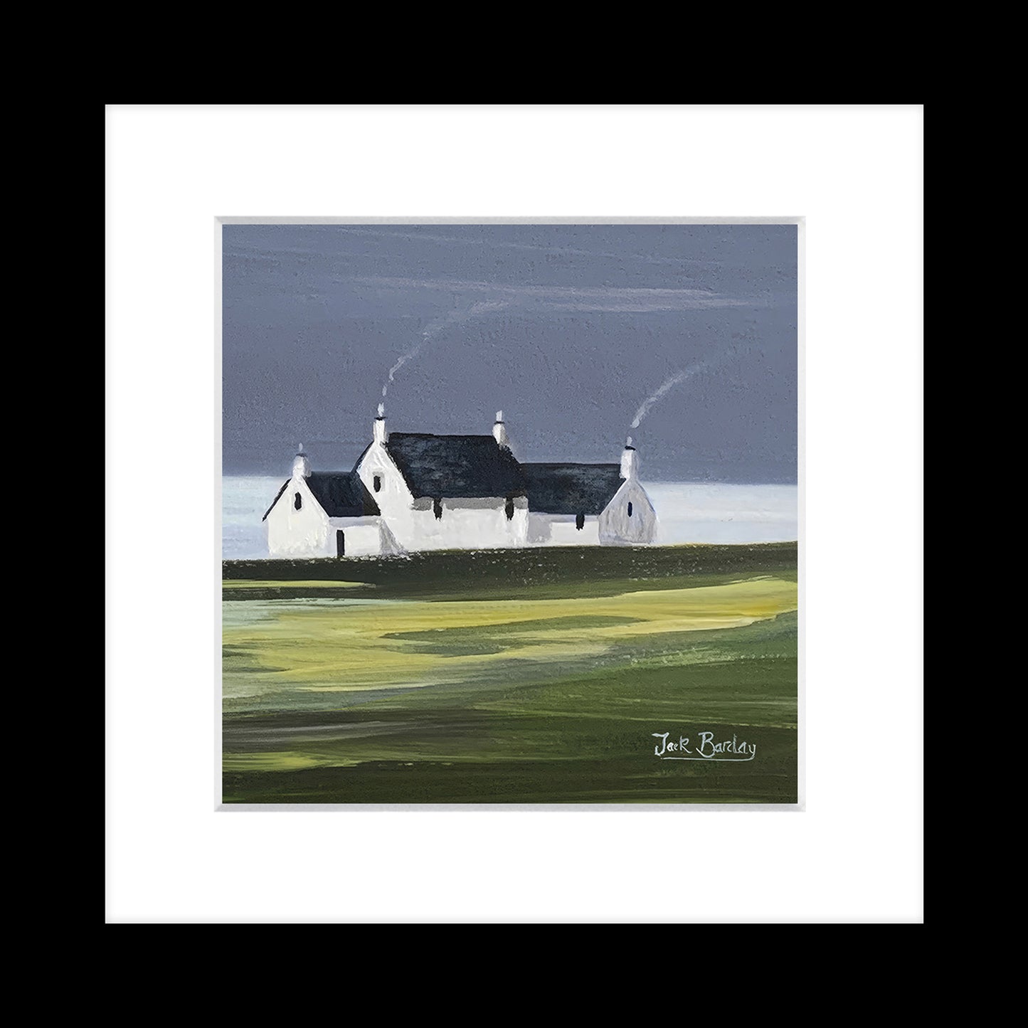 Blue Shelter II Small | Framed Print by Jack Barclay
