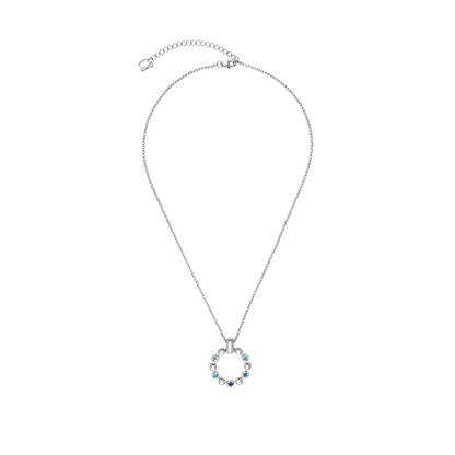 Blue Soft Cube Circle Glow Large | Necklace