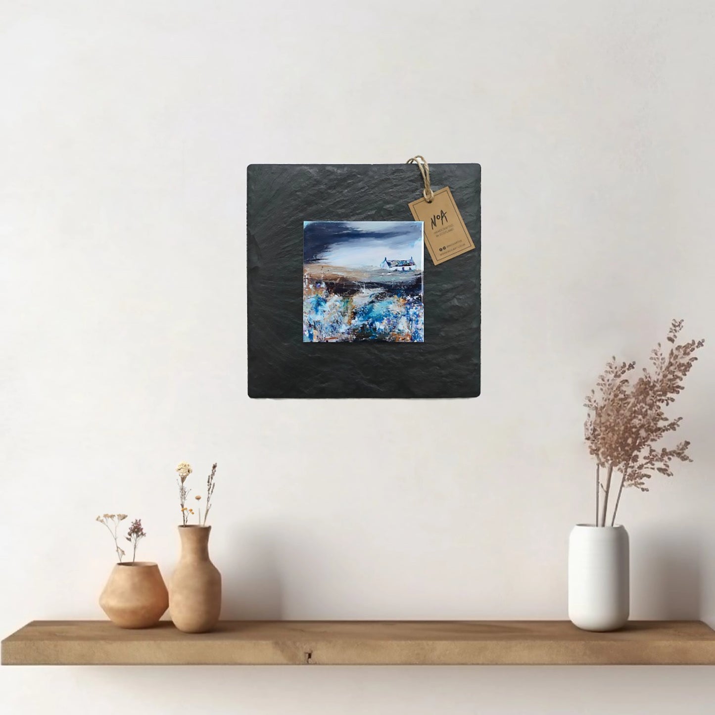 Bluebells | Large Slate Mounted Wall Art