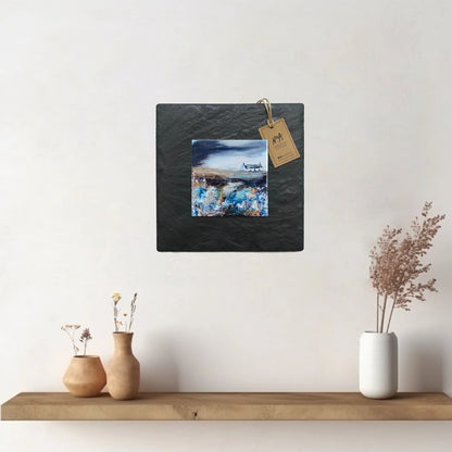 Bluebells | Large Slate Mounted Wall Art