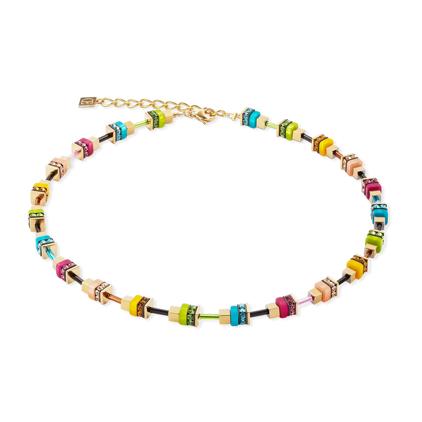 Boho Sunset GeoCUBE® Gold | Necklet