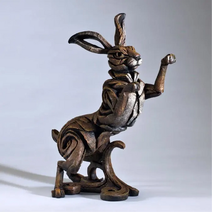 Boxing Hare Figure | Sculpture