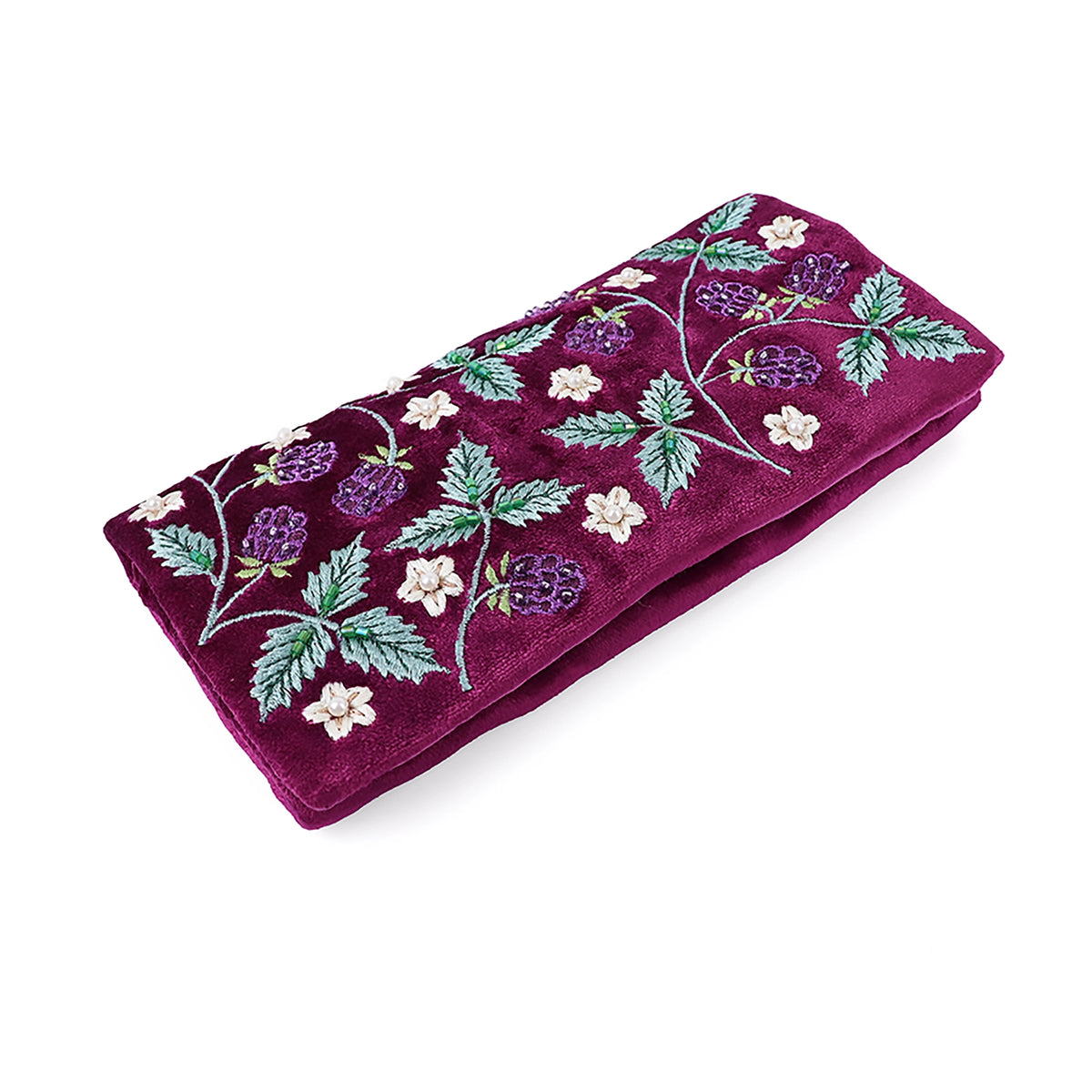 Embroidered Jewellery Roll | Bramble