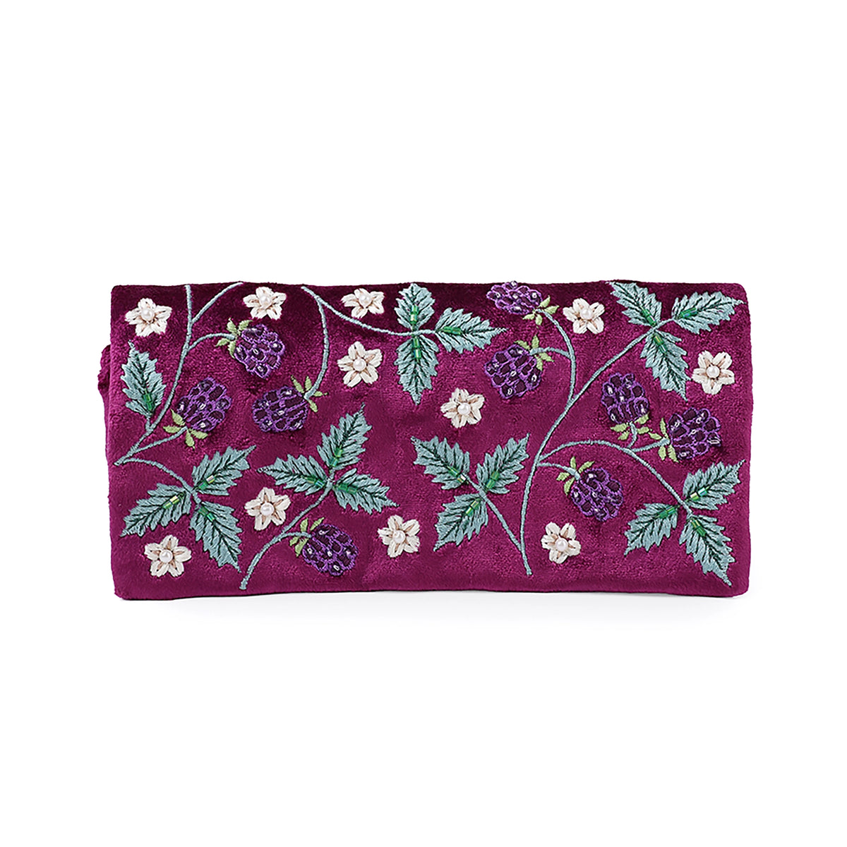 Embroidered Jewellery Roll | Bramble