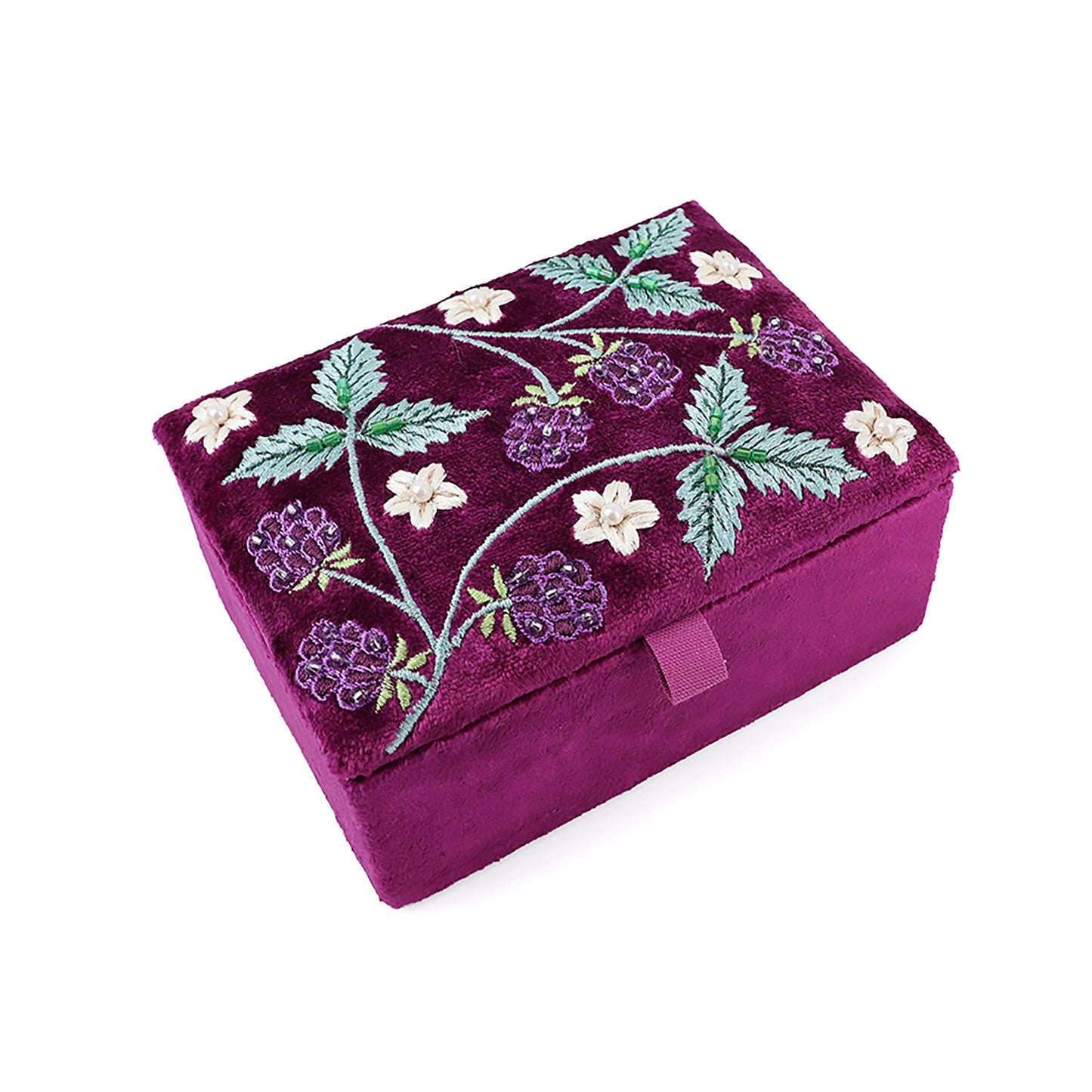 Embroidered Jewellery Box | Bramble
