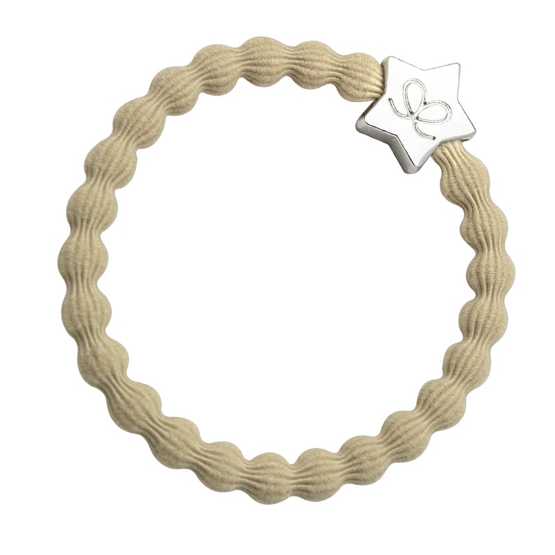 Silver Star Bubble Hair Band | Sand