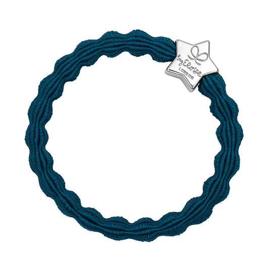 Silver Star Bubble Hair Band | Teal
