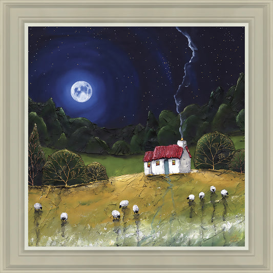 By the Moonlight | Framed print by Geoff Beckett
