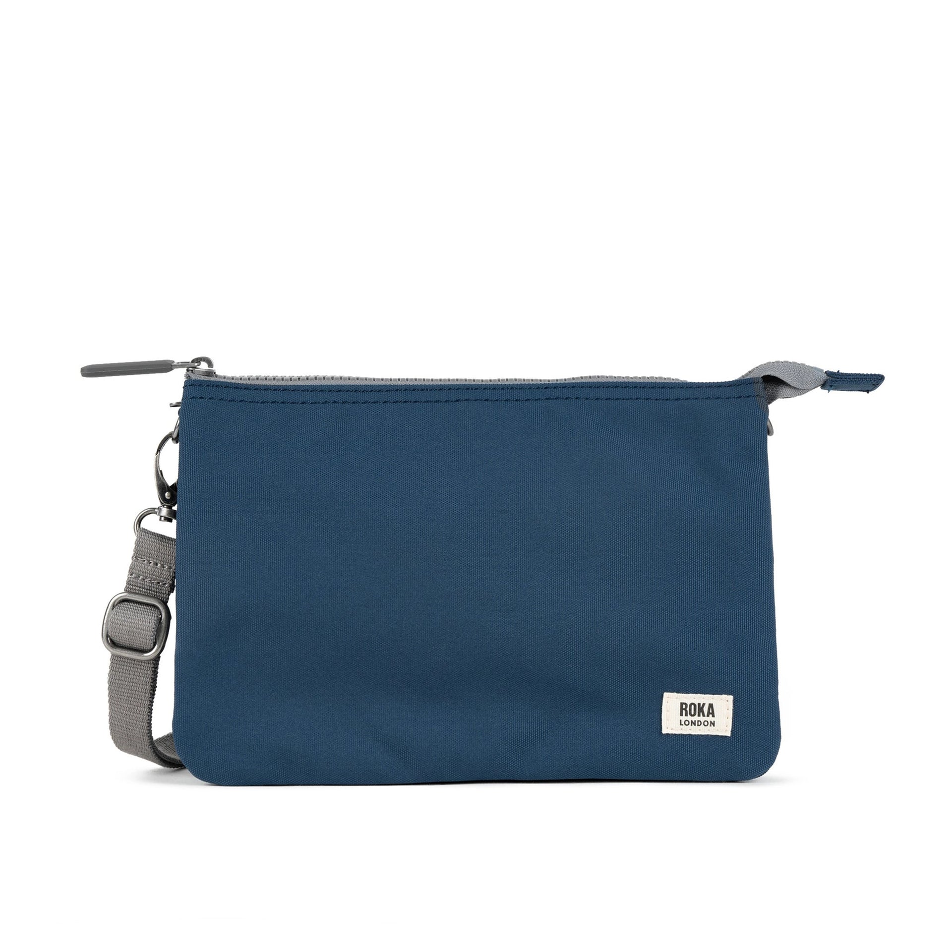Roka Carnaby XL Cross-body Bag in Dark Blue | Juniper Aberdeen