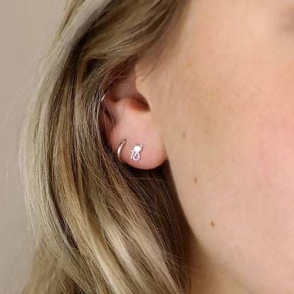 Cat Silver | Studs