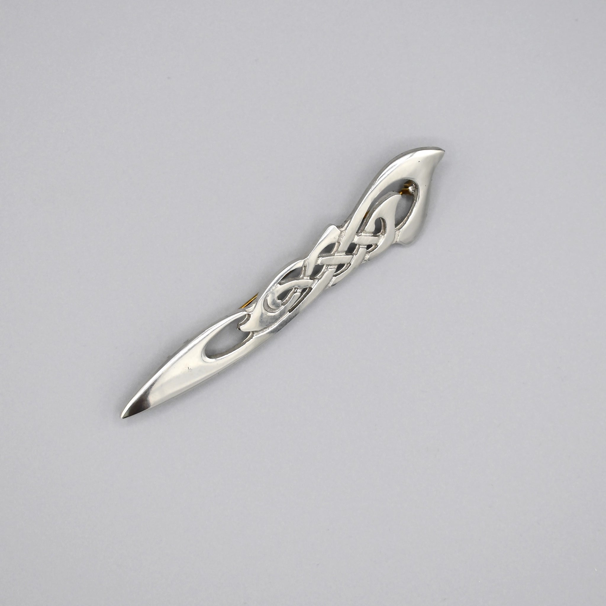 A Celtic design kilt pin