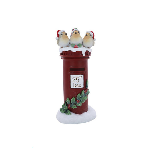 Christmas Decoration | Robins on Post Box