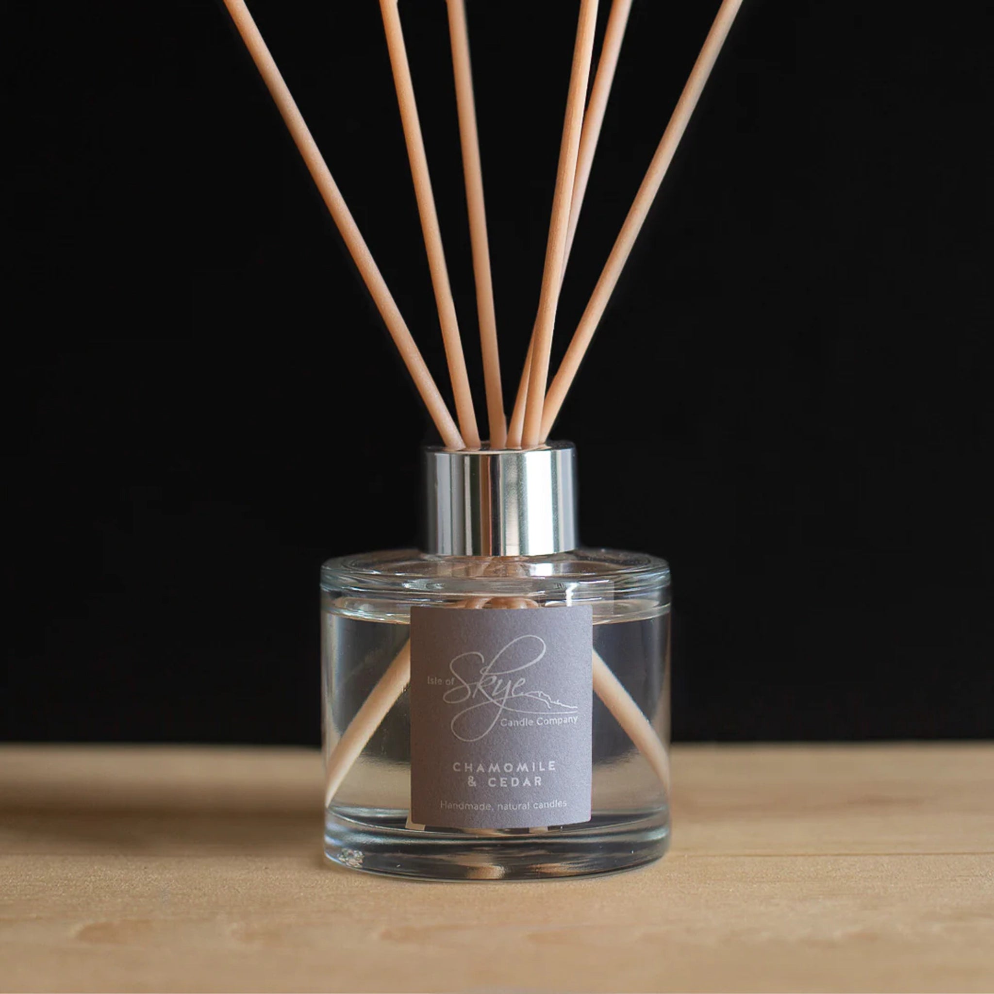 Isle of Skye reed diffuser in the scent chamomile and cedar