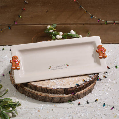 Christmas Gingerbread Kisses | Ceramic Platter