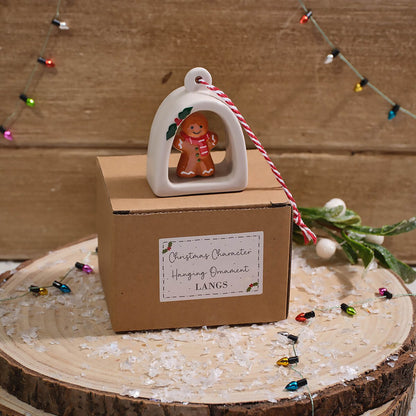 Christmas Gingerbread Kisses | Ceramic Hanger