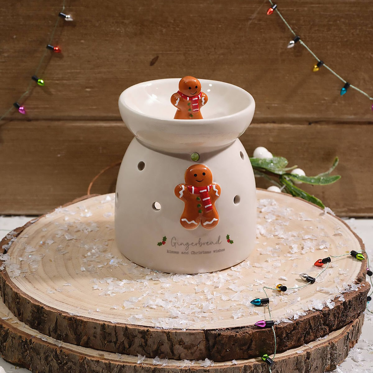 Christmas Gingerbread Kisses | Ceramic Wax Melt Burner