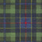 Paper napkins featuring a classically seasonal green and blue Scottish tartan pattern