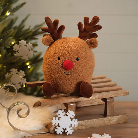 Christmas Decoration | Rudolph Red Nose Door Stop