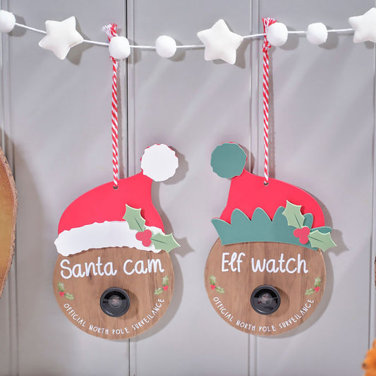 Christmas Signs | Children's Camera Hangers 2 Assorted