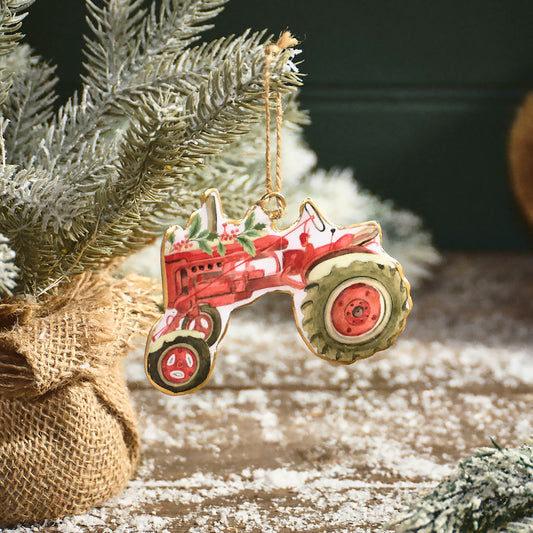 Christmas Tree Decoration | On the Farm Tractor