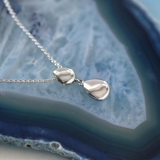 Coast Pebble Double Drop | Pendant