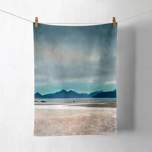 Cotton Tea Towel | A Walk on the Beach Skye from Applecross