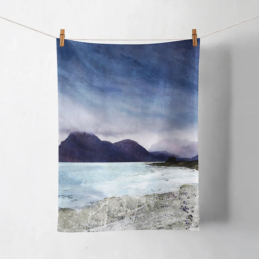 Cotton Teal Towel | Elgol Shore Isle of Skye