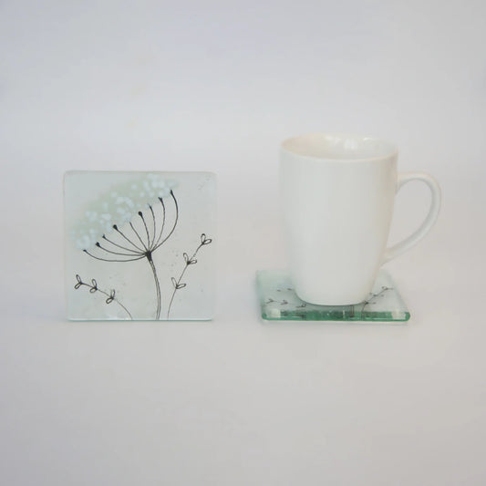 Cow Parsley Glass | Coaster
