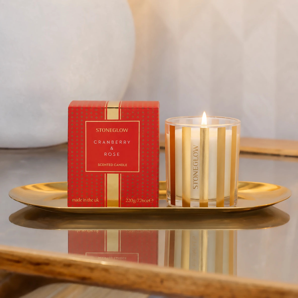 The Icon Collection | Cranberry & Rose Tumbler Candle