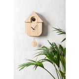 A light wood effect cuckoo wall clock lifestyle