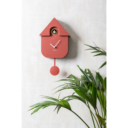 A red ochre modern cuckoo clock lifestyle