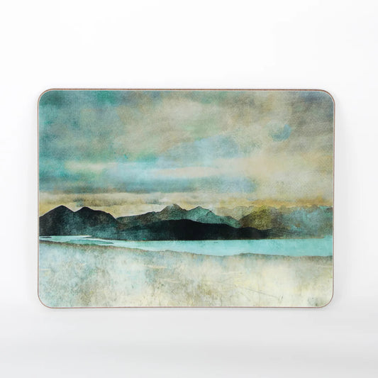 Skye from the Bealach Na Ba Applecross Cork Backed Table Mat