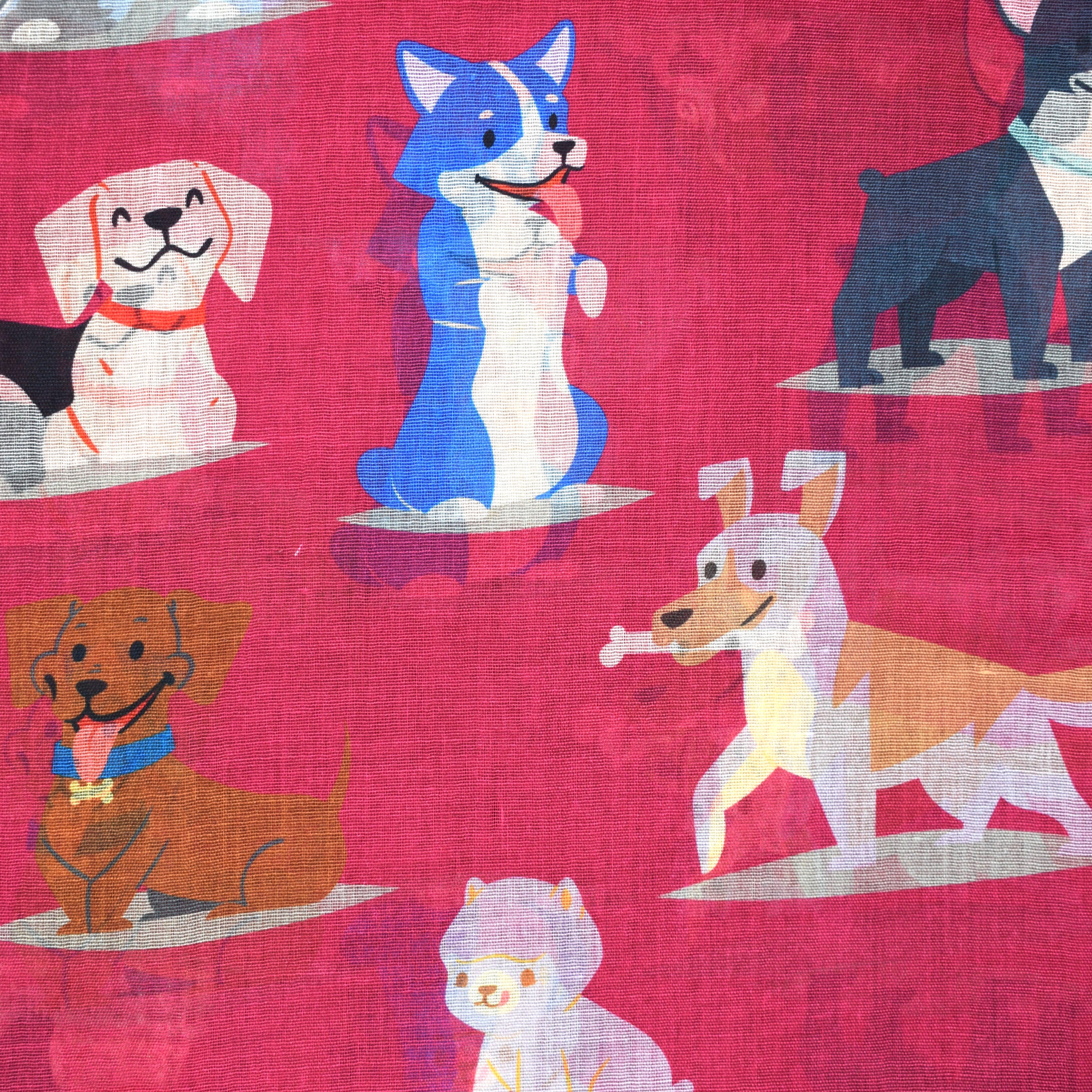 Dog Scarf - Fuchsia