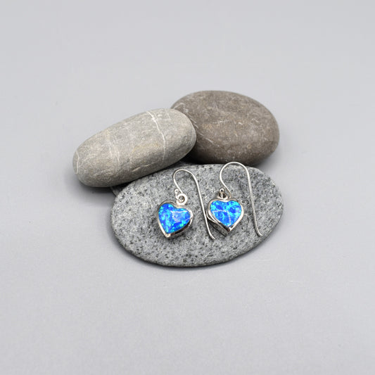 Heart Blue Opal ER