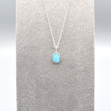 Teardrop Blue Opal PEND