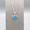 Heart Blue Opal PEND