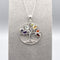 Tree of Life Multicolour Pendant