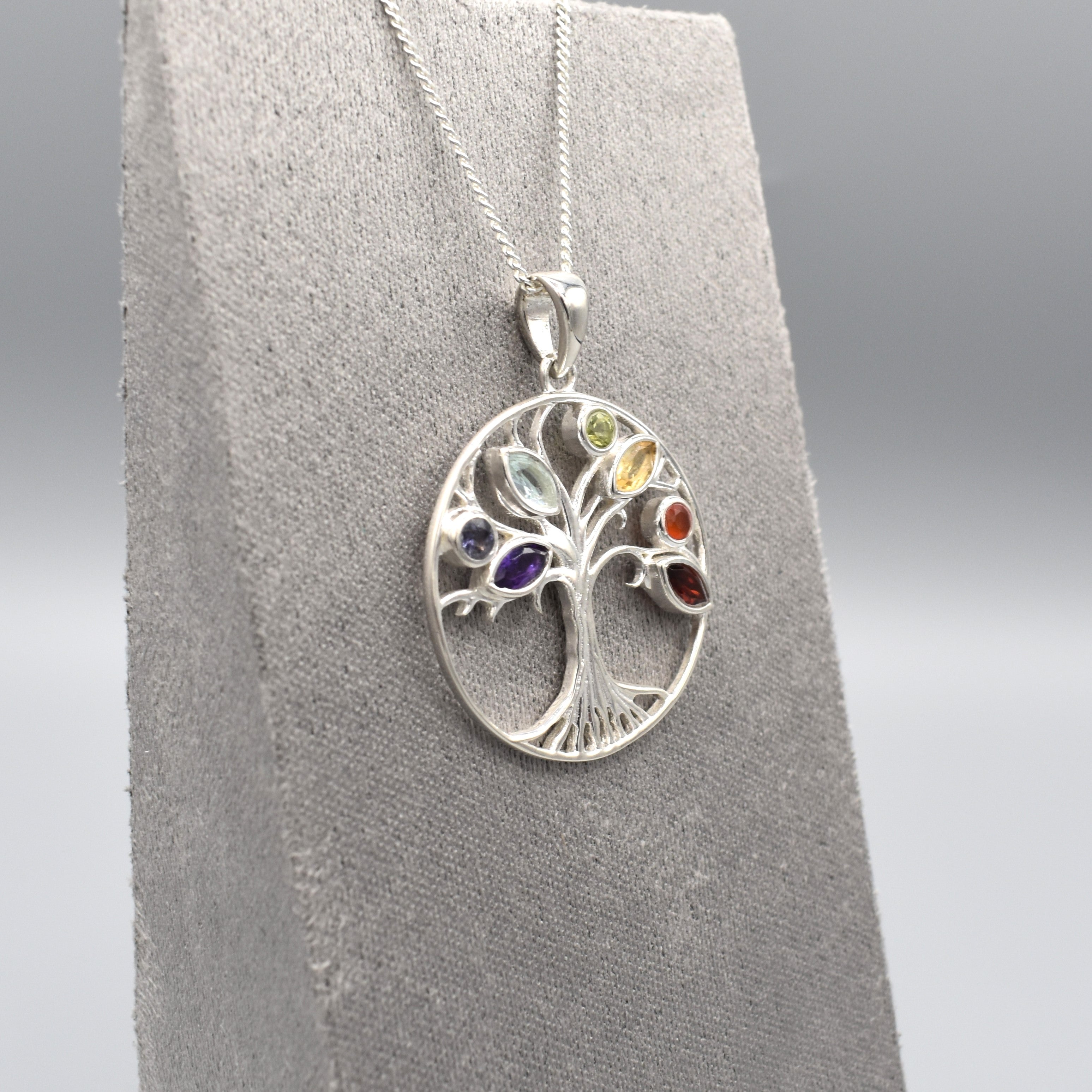 Tree of Life Multicolour Pendant