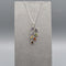 Faceted Multicolour Sprig Design Pendant