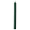 Dark green cylinder dinner candle