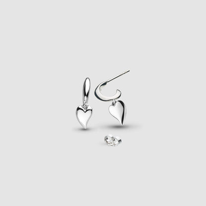 Desire Kiss Mini Heart Hoop | Drops
