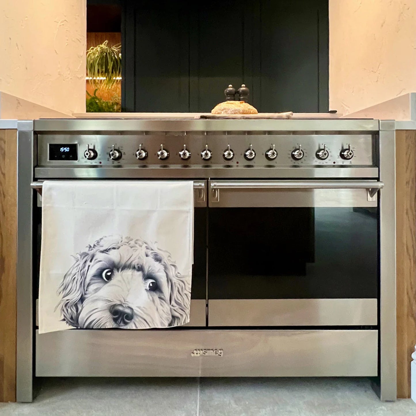 Tea Towel | Dino Cockapoo